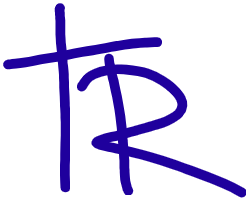 Artist Tara Rochelle's Brand Logo and Artistic Initials