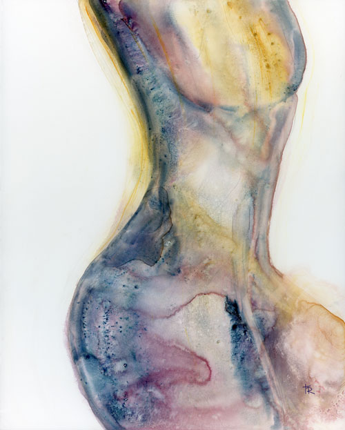 Original watercolor figure painting titled Feels Like a Woman by Tara Rochelle Art
