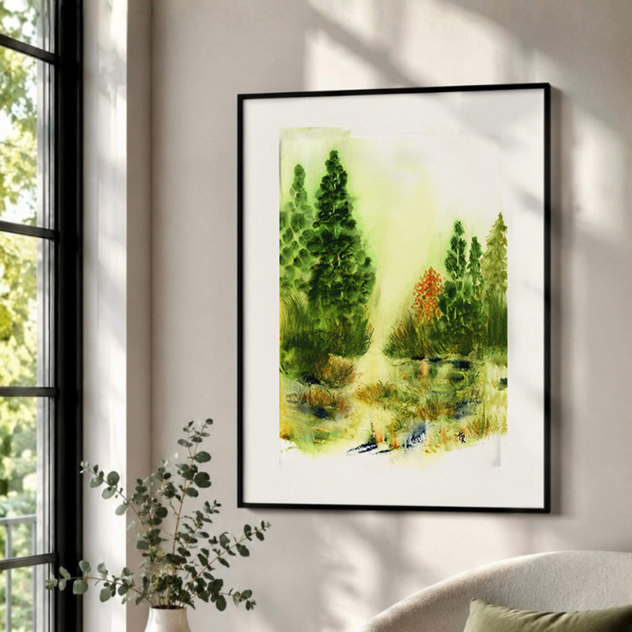 Watercolor-Landscape-Dreamwalk-Art-Print-GreenReadingRMCloseUp-