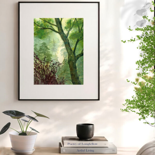 Art Print-Forest Canopy - Premium Museum Paper, 11"x14"